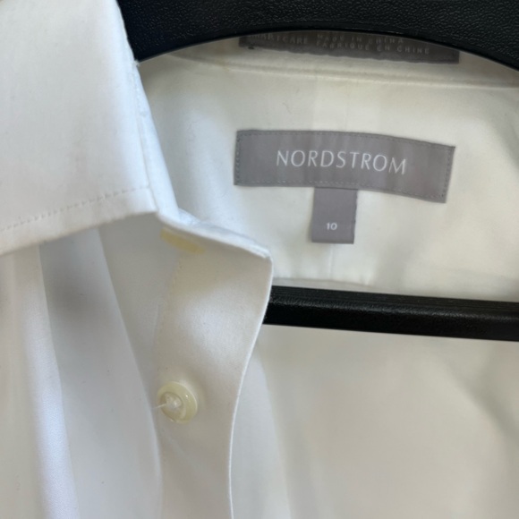 Nordstrom kids Solid Button-Up Shirt - Picture 3 of 3